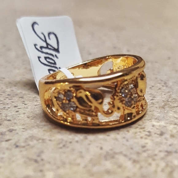 Rose Gold Elephant Caravan Ring‎ - Picture 4 of 6